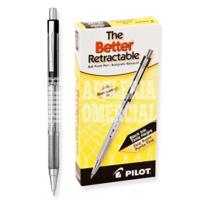 BOLÍGRAFO PILOT RETRACTABLE NEGRO